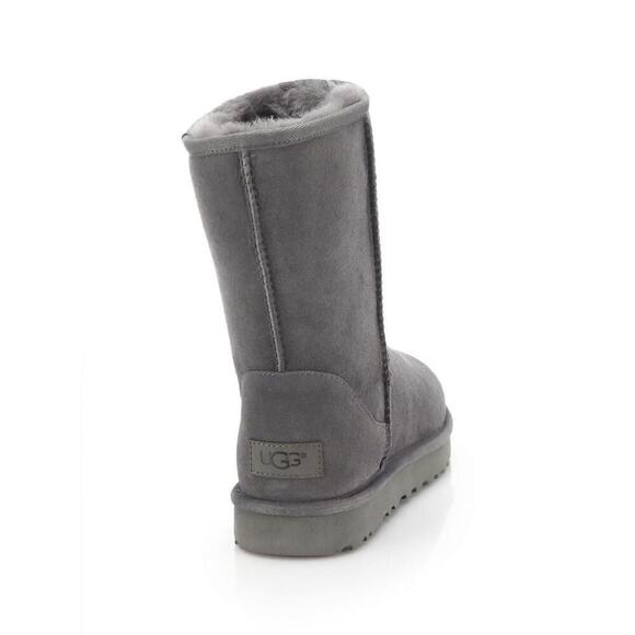 UGG Womens Classic Short Ii Boots Grey Size 6 - Picture 7 of 7